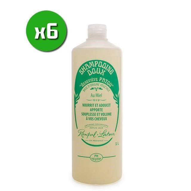 【南法香頌】歐巴拉朵 忍冬蜂蜜洗髮精x6瓶(1L/瓶)