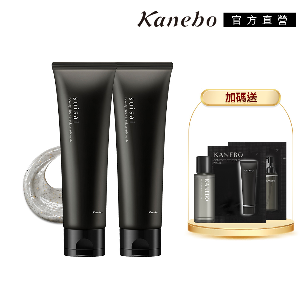 KANEBO 佳麗寶 suisai 極淨黑炭洗顏皂霜2件組