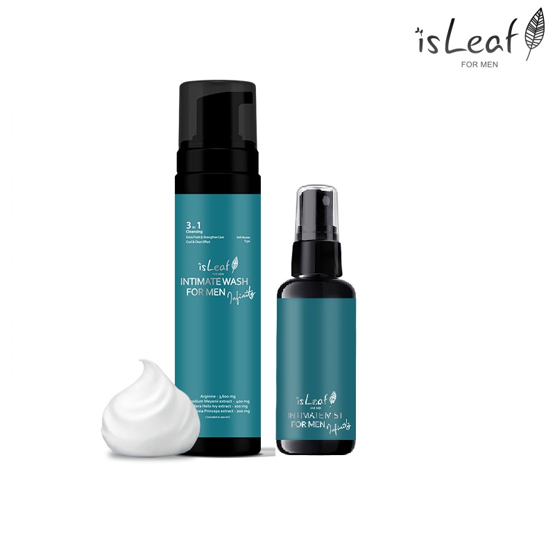 isLeaf 【2入超值組】男性私密激淨慕絲 + 私密噴霧 - 夏夜微醺
