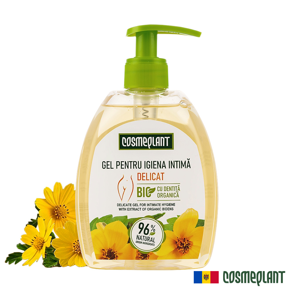 摩爾多瓦COSMEPLANT舒緩私密潔膚露400ml-大花咸豐草