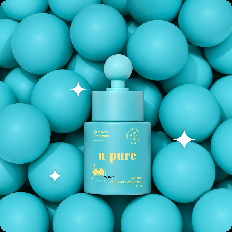 Peachup 去角質 u pure 小綠瓶 臀部 私密處 精華露 30ml