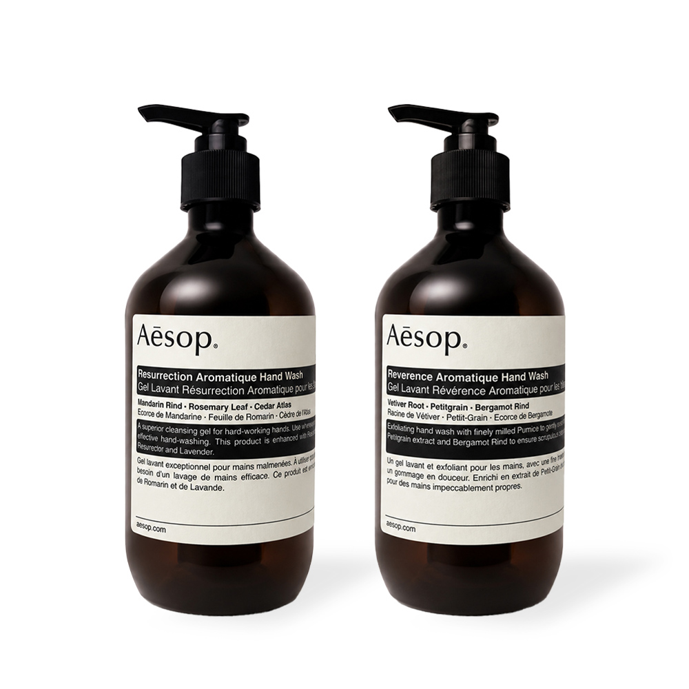 AESOP 手部清潔露 500ml (尊尚芳香/賦活芳香 多款任選)(國際航空英文版)