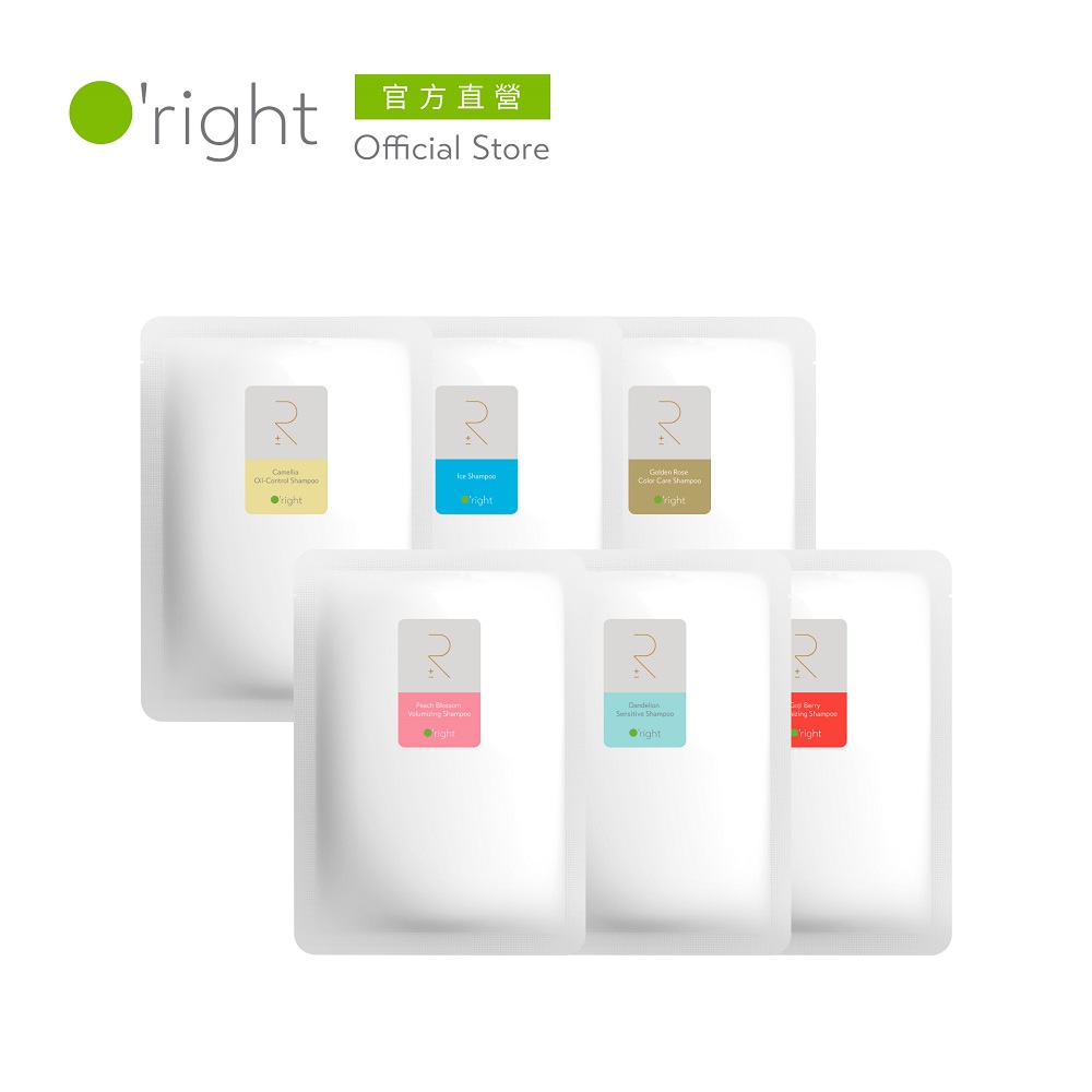 O'right 歐萊德 Oright  全系列洗髮精補充包600mL兩包 (多款任選)