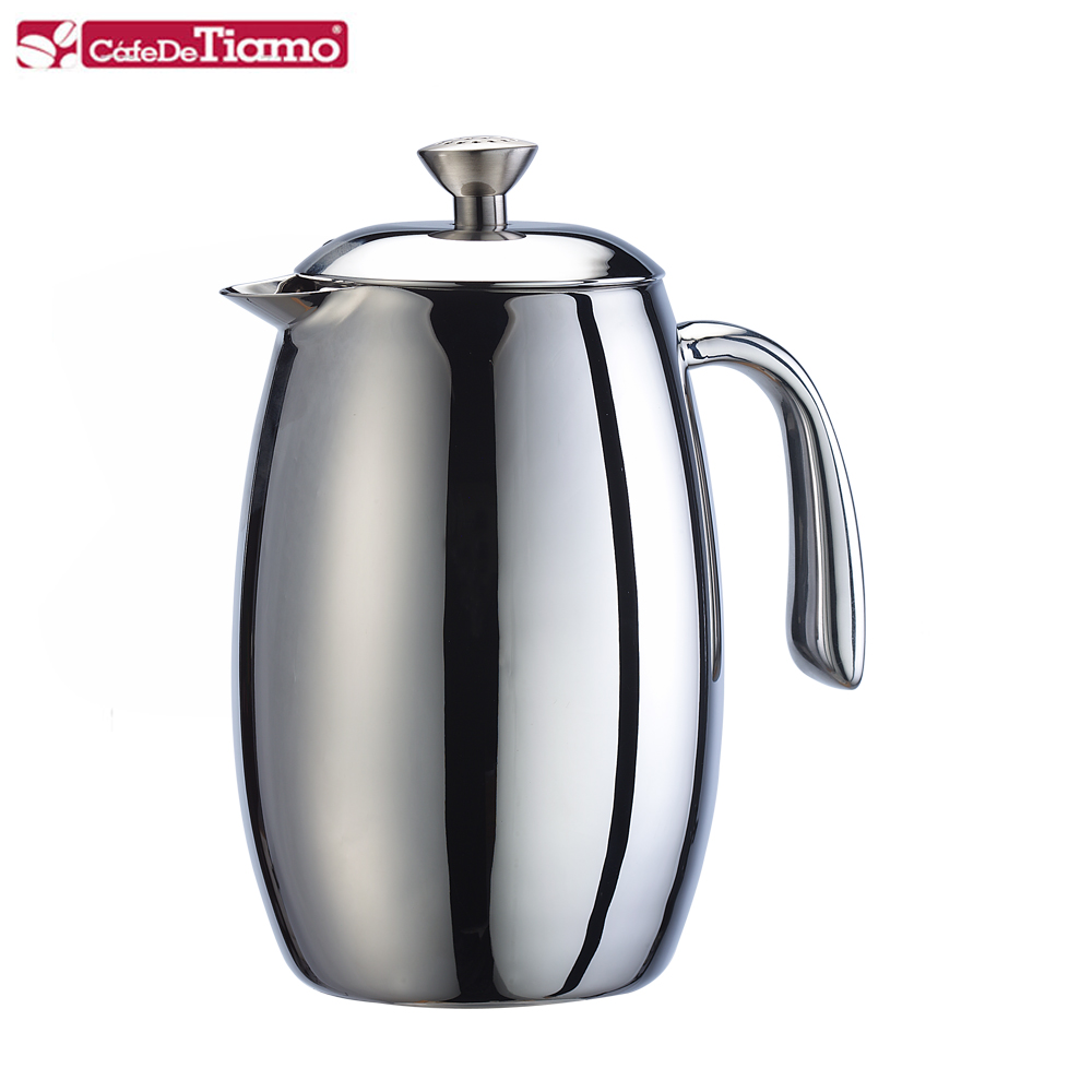 Tiamo 哥倫比亞6杯份雙層不鏽鋼濾壓壺-800ml (HA1536) - PChome 24h購物