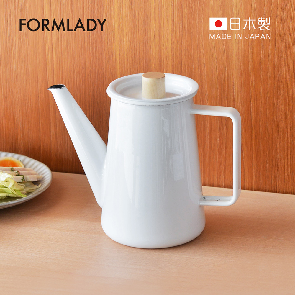 日本FORMLADY】小泉誠kaico日製琺瑯咖啡壺-1.1L (IH爐可使用) - PChome