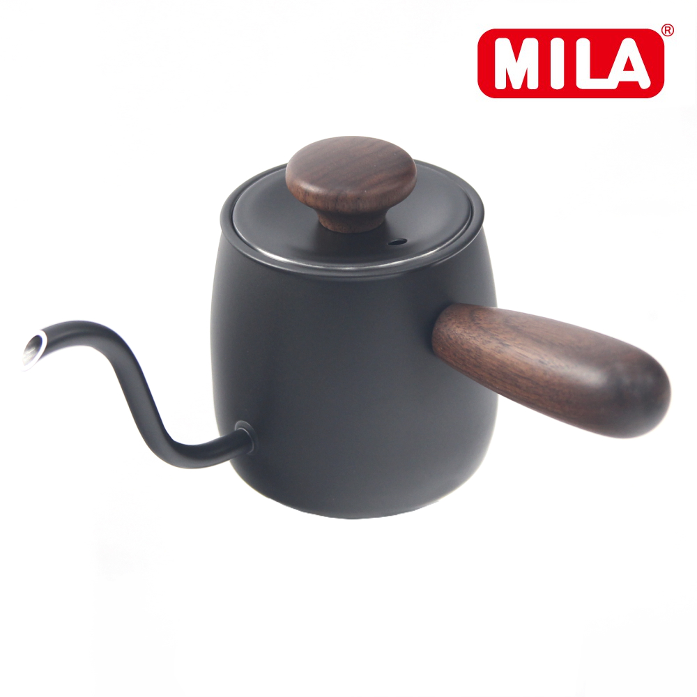 MILA 橫手急須細口壺300ml - 黑