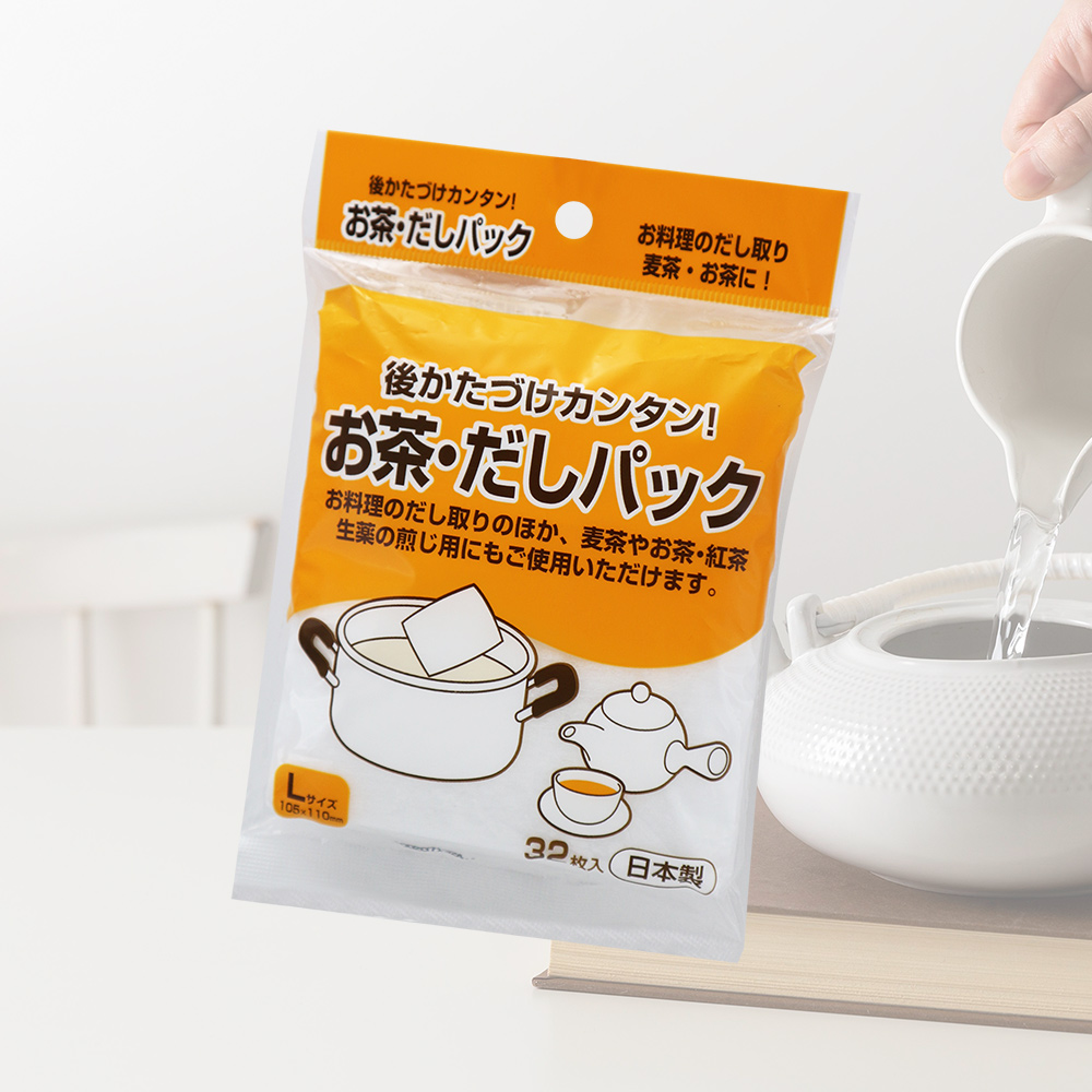 一品川流 日本製 茶葉/料理用濾袋-32入x6包 (茶包袋)