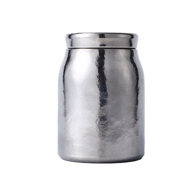TEMPEST 純鈦茶葉罐 1800ml 鈦晶款 純鈦茶葉盒 純鈦茶罐 純鈦罐 純鈦茶葉儲存罐 純鈦茶具收納
