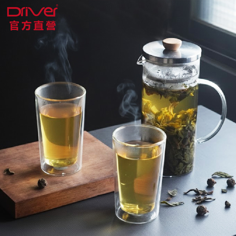 Driver 分享冷熱兩用泡茶壺組(茶具 泡茶壺 玻璃壺)