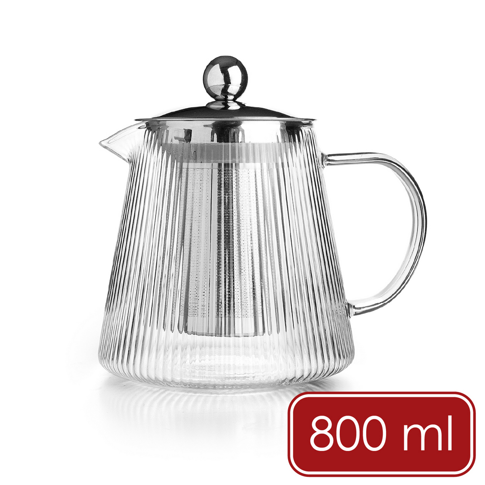 Artist 台灣製玻璃茶葉快速沖泡壺800cc - PChome 24h購物