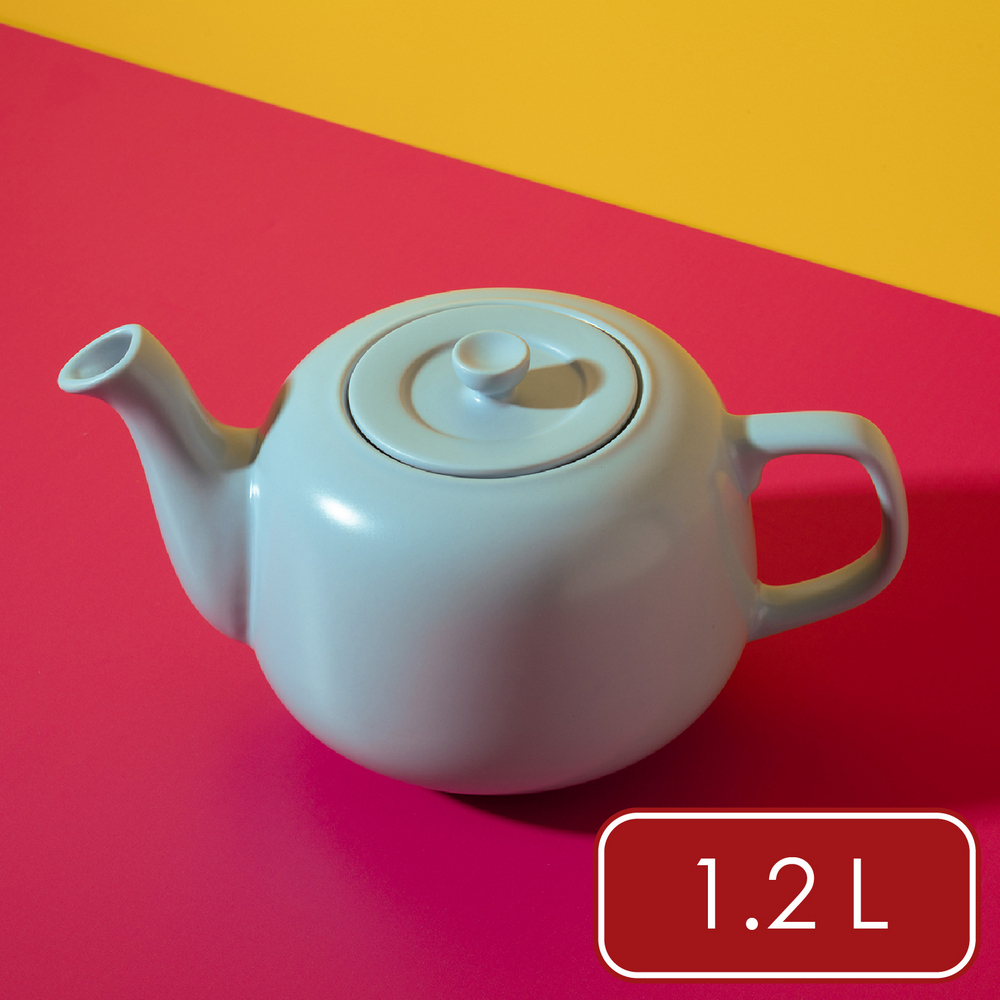 La Cafetiere 英國 石陶茶壺(水藍1.2L) / 茶具 可機洗 洗碗機可洗