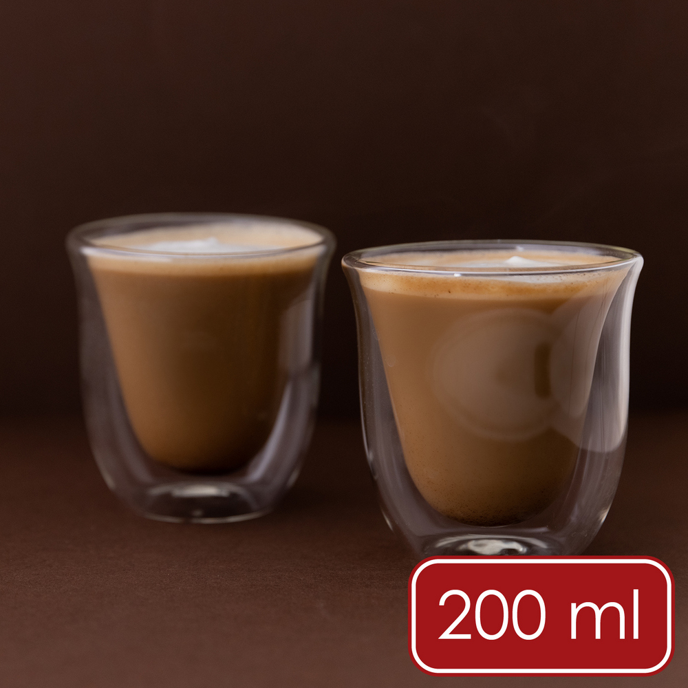 La Cafetiere 英國 雙層玻璃杯2入(200ml) / 水杯 茶杯 咖啡杯 優格杯 義式咖啡杯 雙層隔熱杯 可機洗 洗碗機可洗