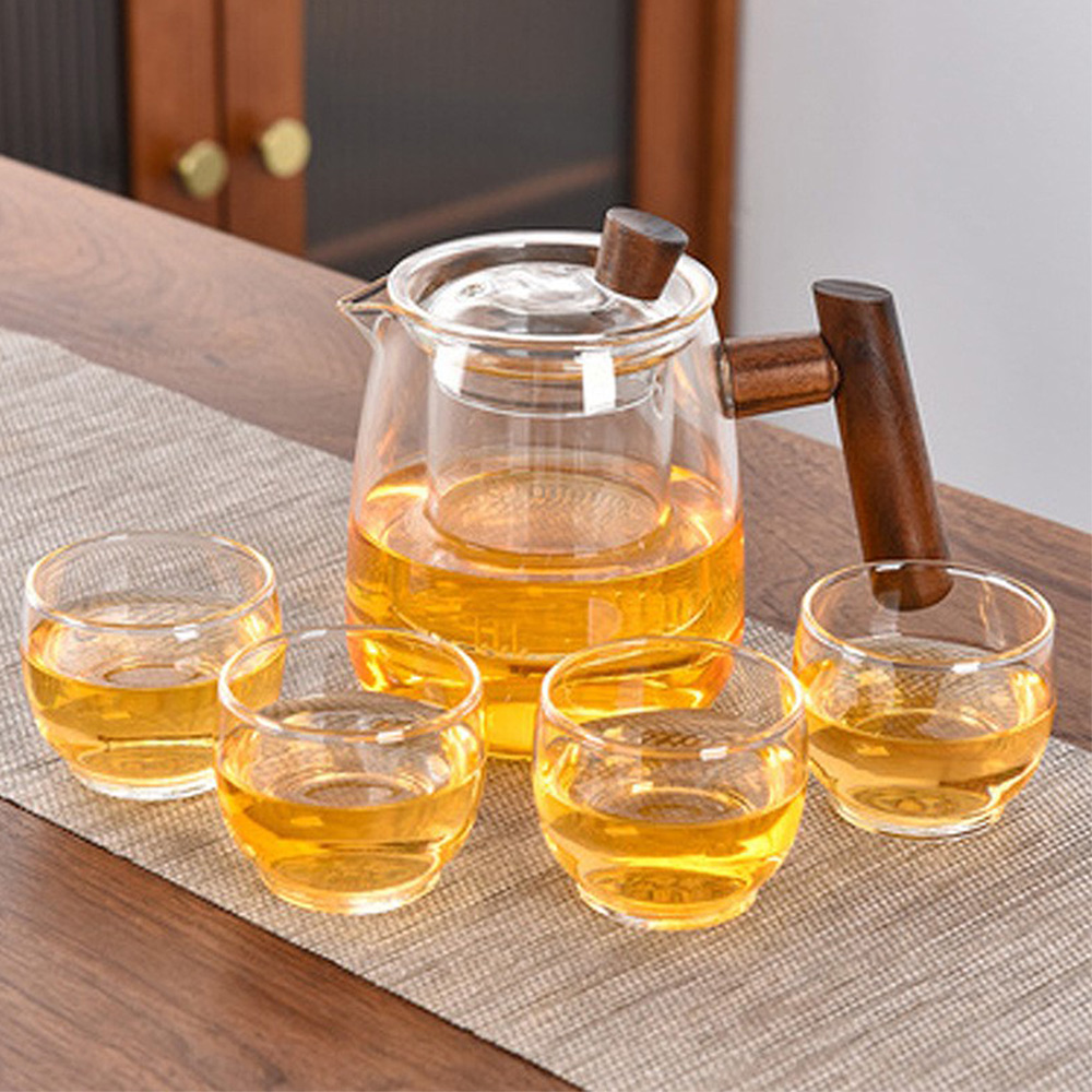 一品川流 Kiyodo 可直火玻璃泡茶-五件套-1組