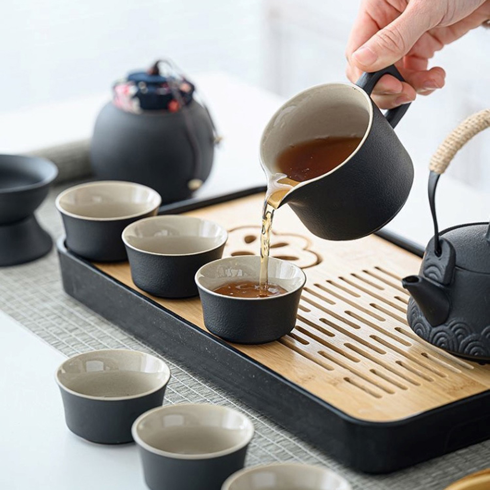 CS22 黑陶提梁壺露營茶具套組- PChome 24h購物