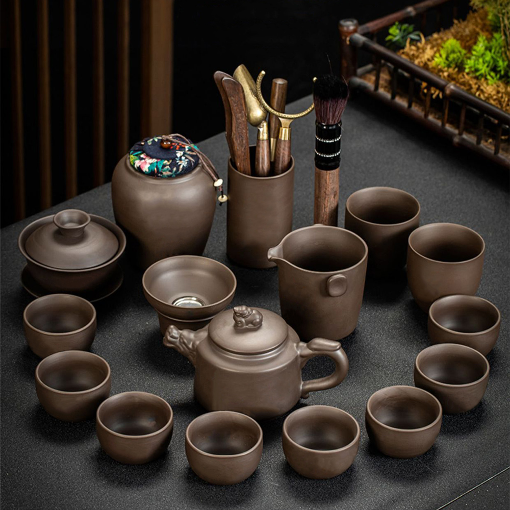 FREED 【BRAVOMART HOME】手工紫砂茶具大套裝組合