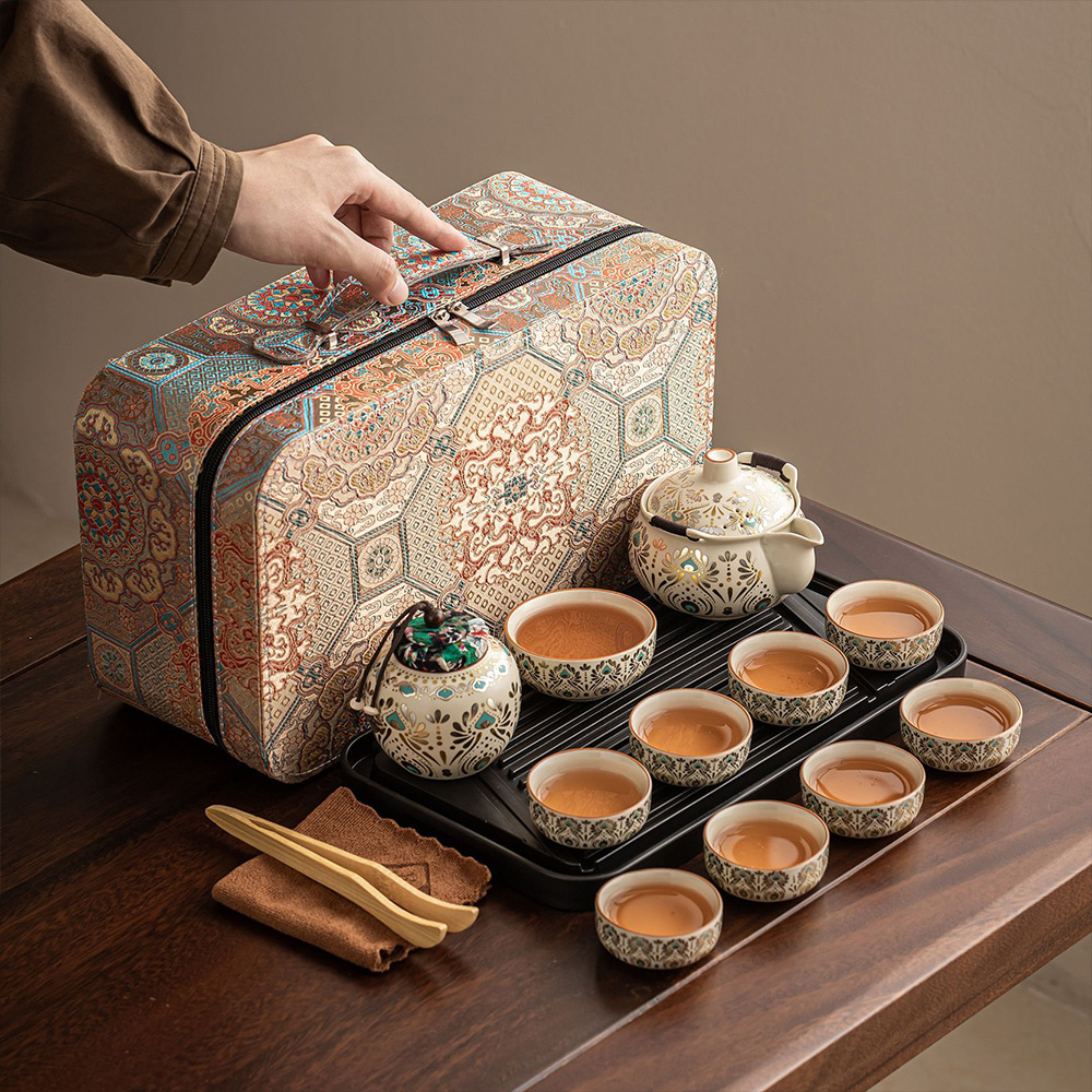 FREED 【BRAVOMART HOME】黄汝敦煌旅行茶具組- PChome 24h購物