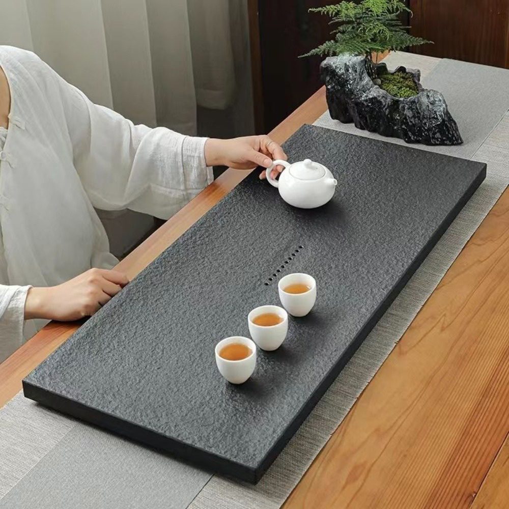【木洸】60*40公分歸山烏金石茶盤  茶托盤 茶盤 茶具 托盤 功夫茶盤 石頭茶盤