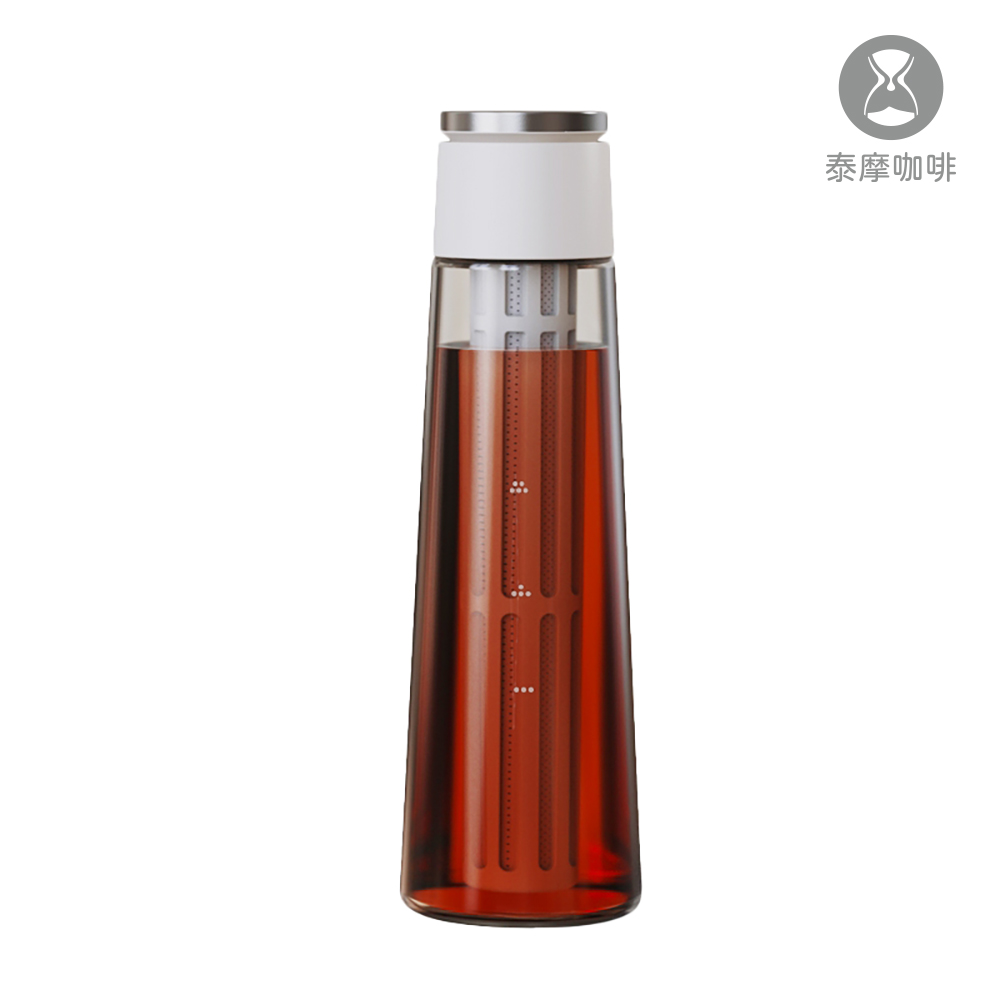 TIMEMORE 泰摩 泰摩咖啡 冰錐冷泡瓶-白色 (玻璃瓶 冷泡茶)（其他規格）
