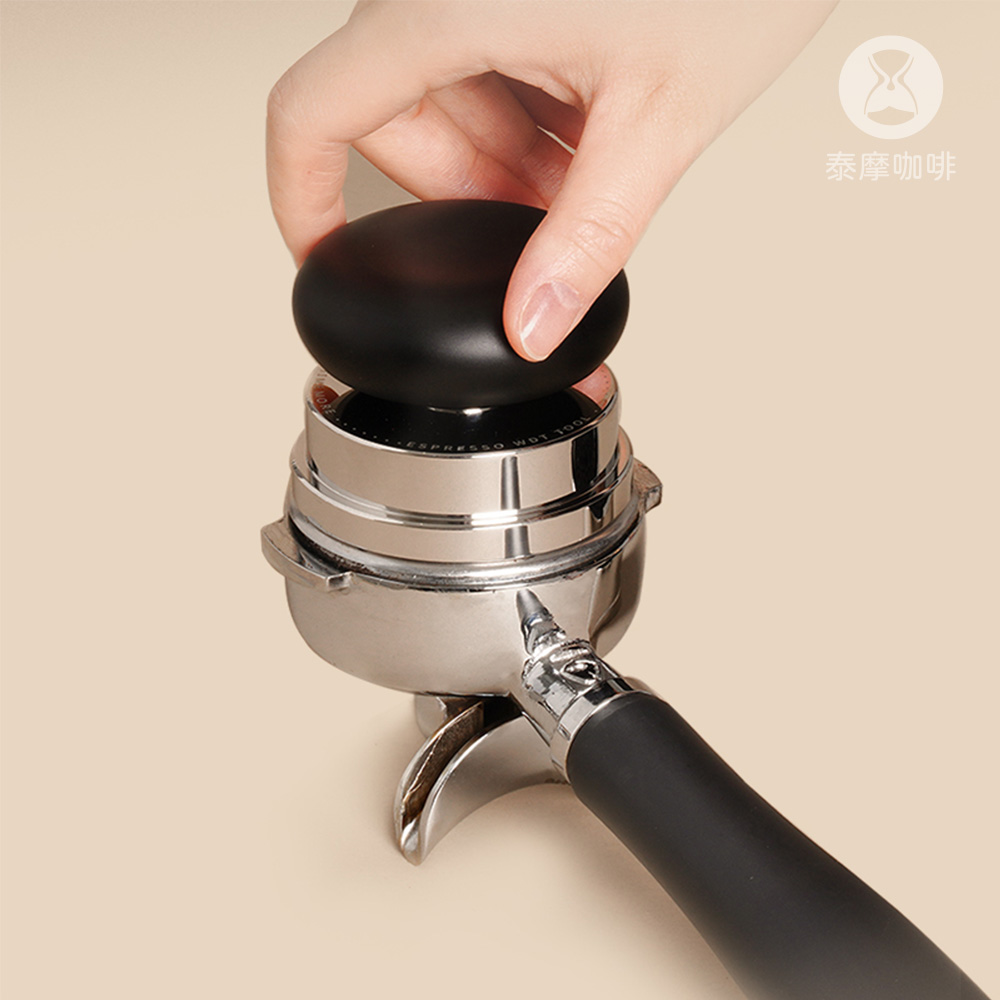 TIMEMORE 泰摩 泰摩咖啡 蘑菇恆壓粉錘/壓粉器-58.4mm 平底 -金屬版/原木版(義式咖啡 粉錘)