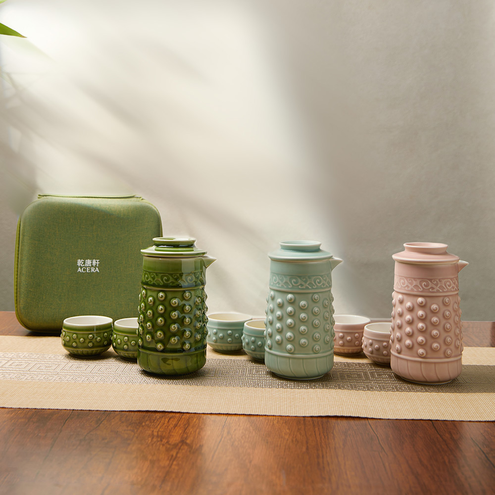 ACERA 乾唐軒 乾坤泡茶器 / 一壺+二杯 / 4色