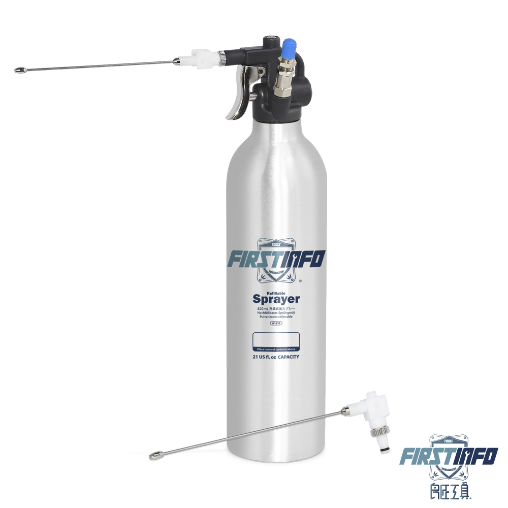 良匠工具新型620cc氣動高壓噴霧罐加厚款可重複使用壓力噴霧罐鋁噴霧罐