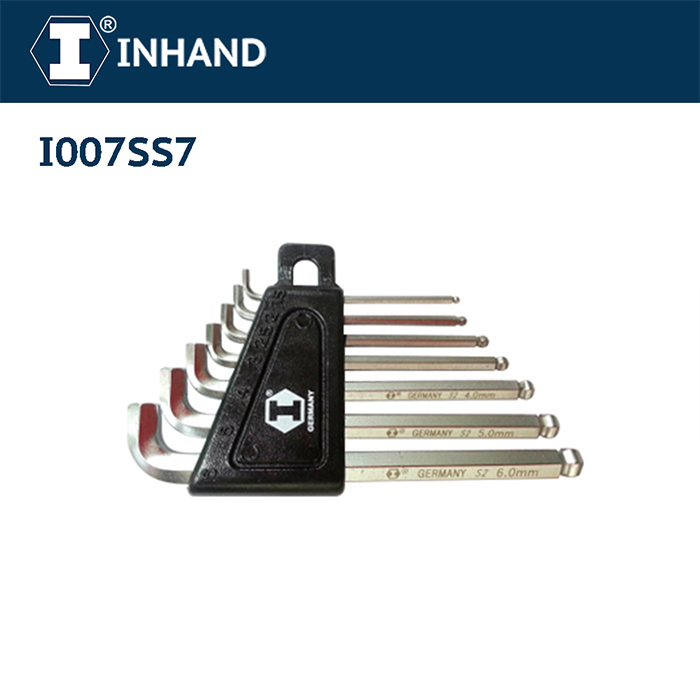 INHAND 硬漢極短頭型公制六角扳手-7支組I007SS7 - PChome 24h購物