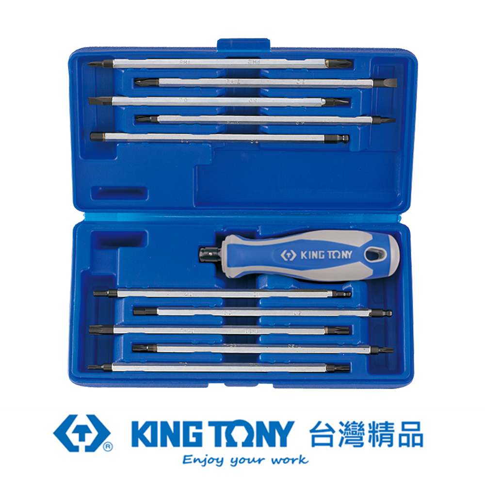 KING TONY 專業級工具 11件式 可換式起子組 KT32518MR02 