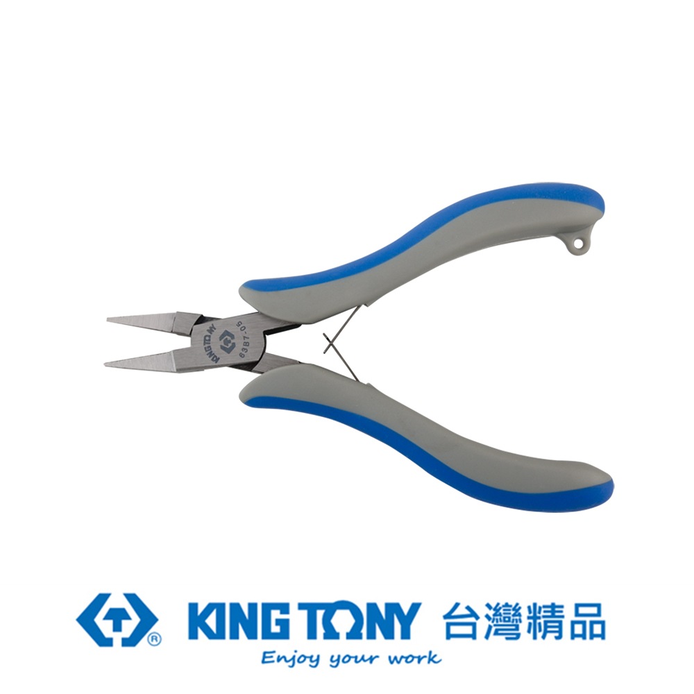 KING TONY 金統立工具 專業級工具 5電子平口鉗 KT63B7-05