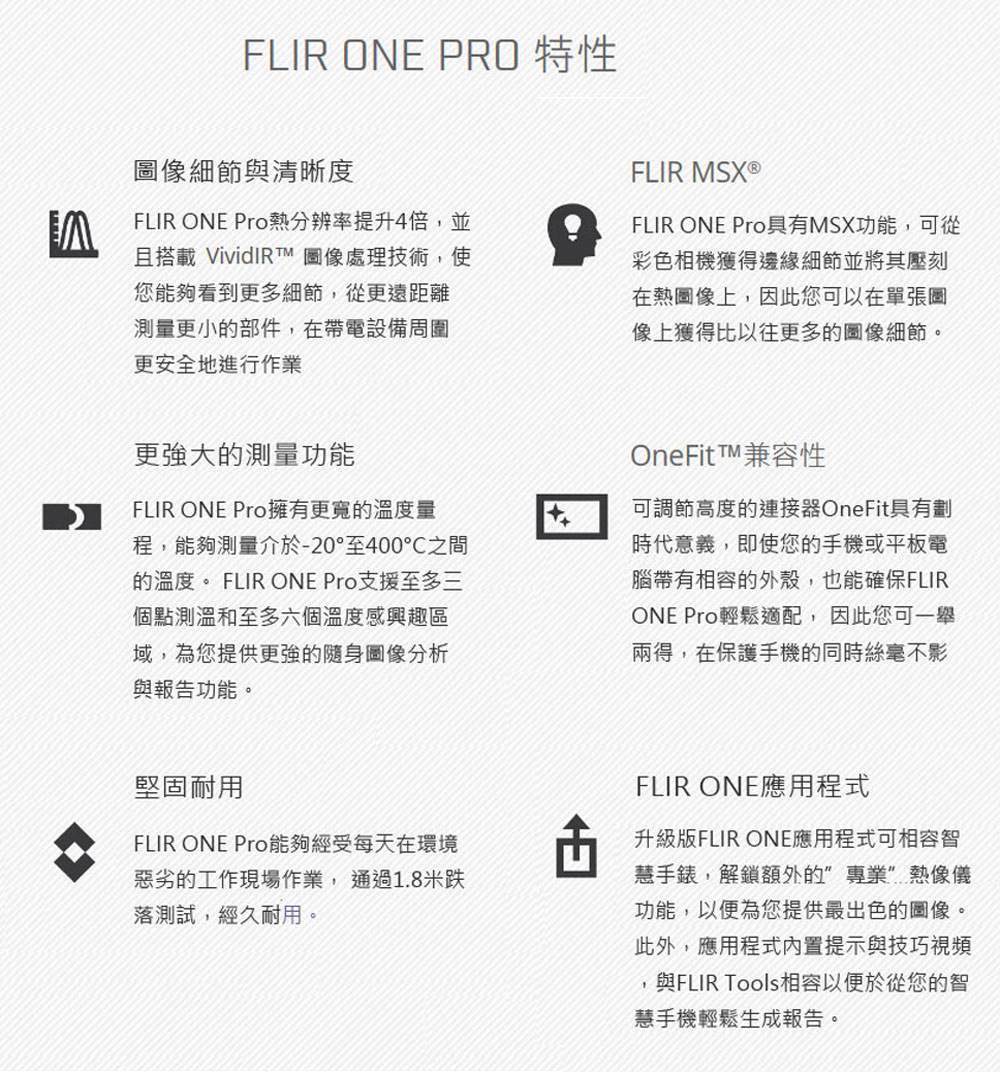 Flir One Pro熱像儀(iOS適用) - PChome 24h購物