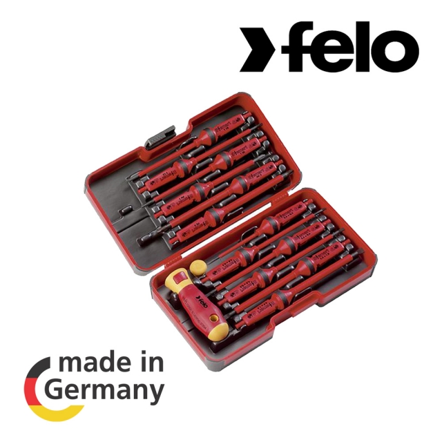 【FELO】E-Smart 聰明絕緣大小兩用工具14件組