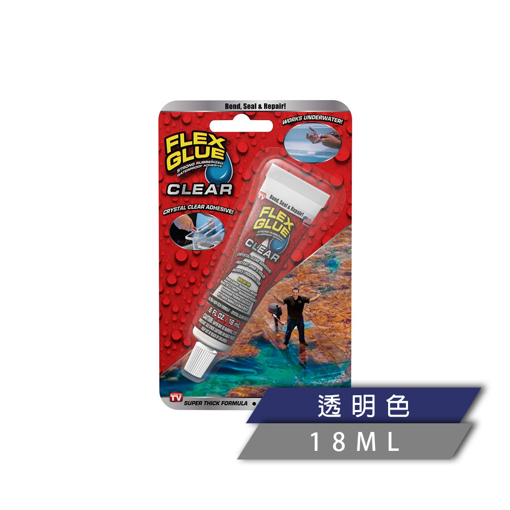 FLEX SEAL 美國FLEX GLUE大力固化膠(迷你透明18ml/美國製)