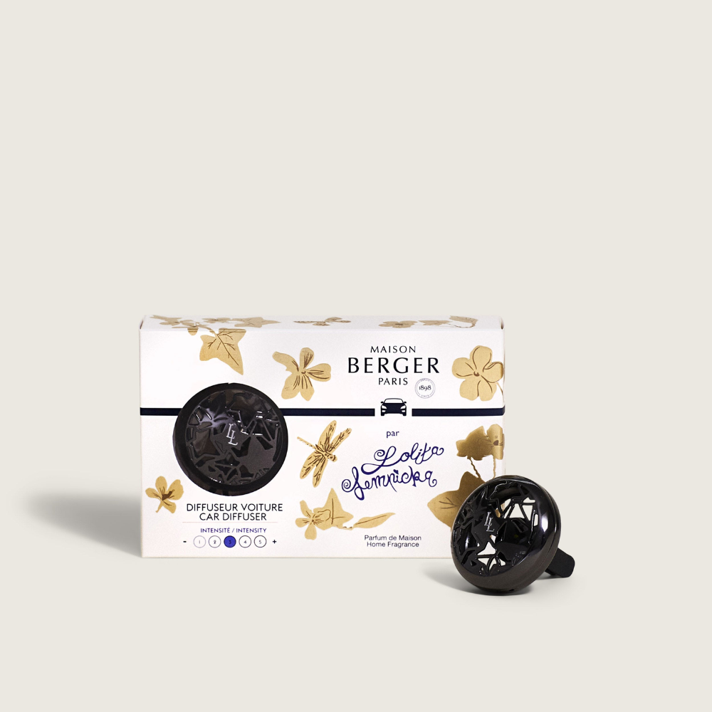 Maison Berger 法國柏格精油 Lolita Lempicka聯名系列 車用香氛組(槍黑色) 法國原裝進口