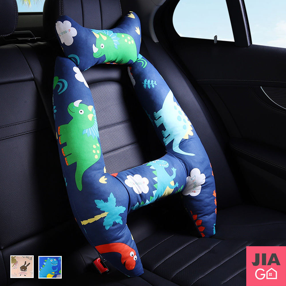 JIAGO 汽車安全帶抱枕套組 車用安撫抱枕 靠枕