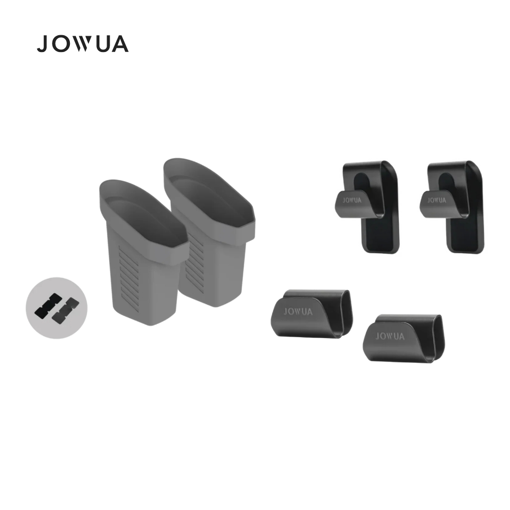 JOWUA 掛鉤生態系 (Model S/X/3/Y 煥新版) 前行李廂掛勾、手套箱掛鉤及萬用收納桶 P版/Plaid
