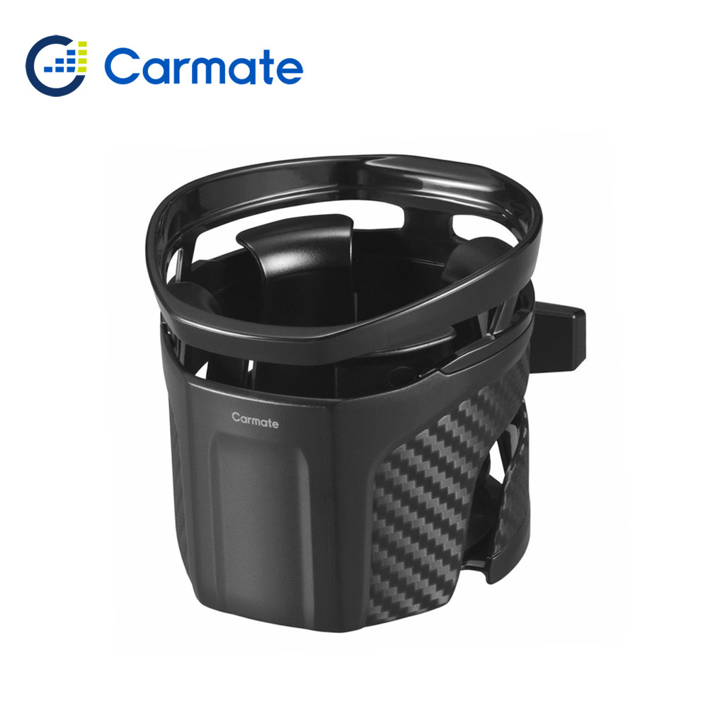 Carmate 四向支撐型飲料架 黑 DZ590