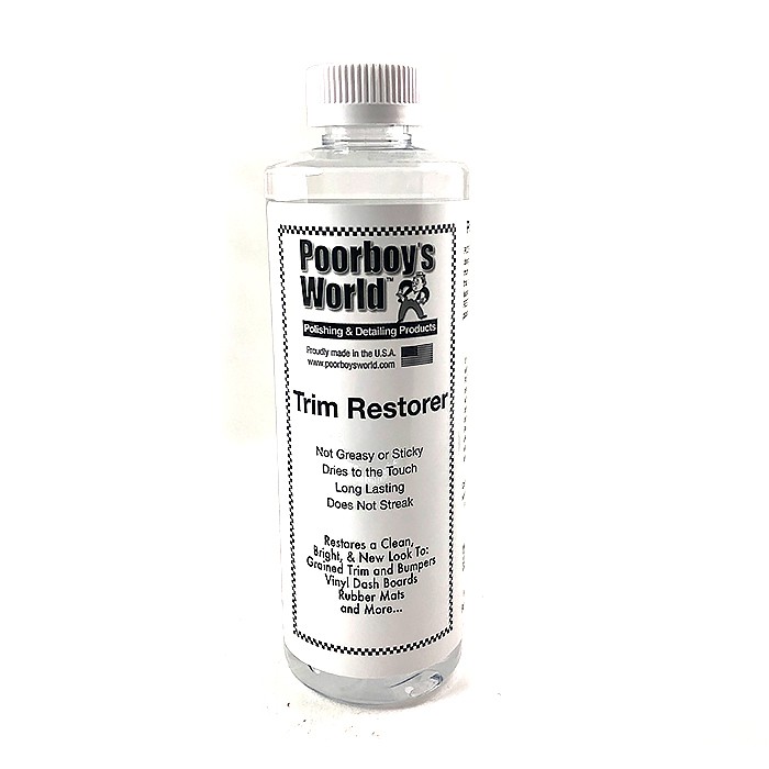 好蠟 Poorboys World Trim Restorer 16 oz. (窮小子膠條保養劑)