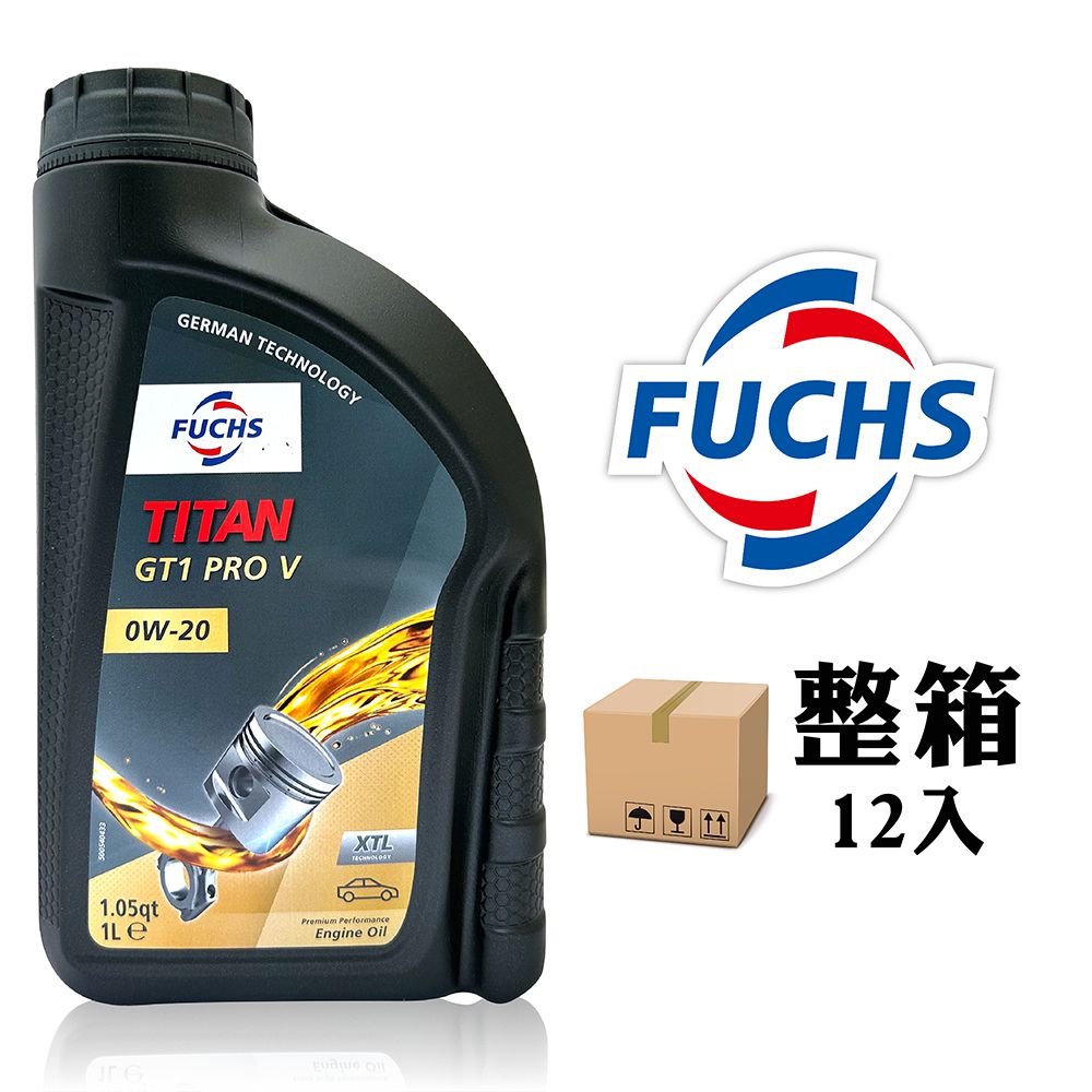 FUCHS 【南紡購物中心】 TITAN GT1 FLEX C2 0W30 高性能全合成機油(整