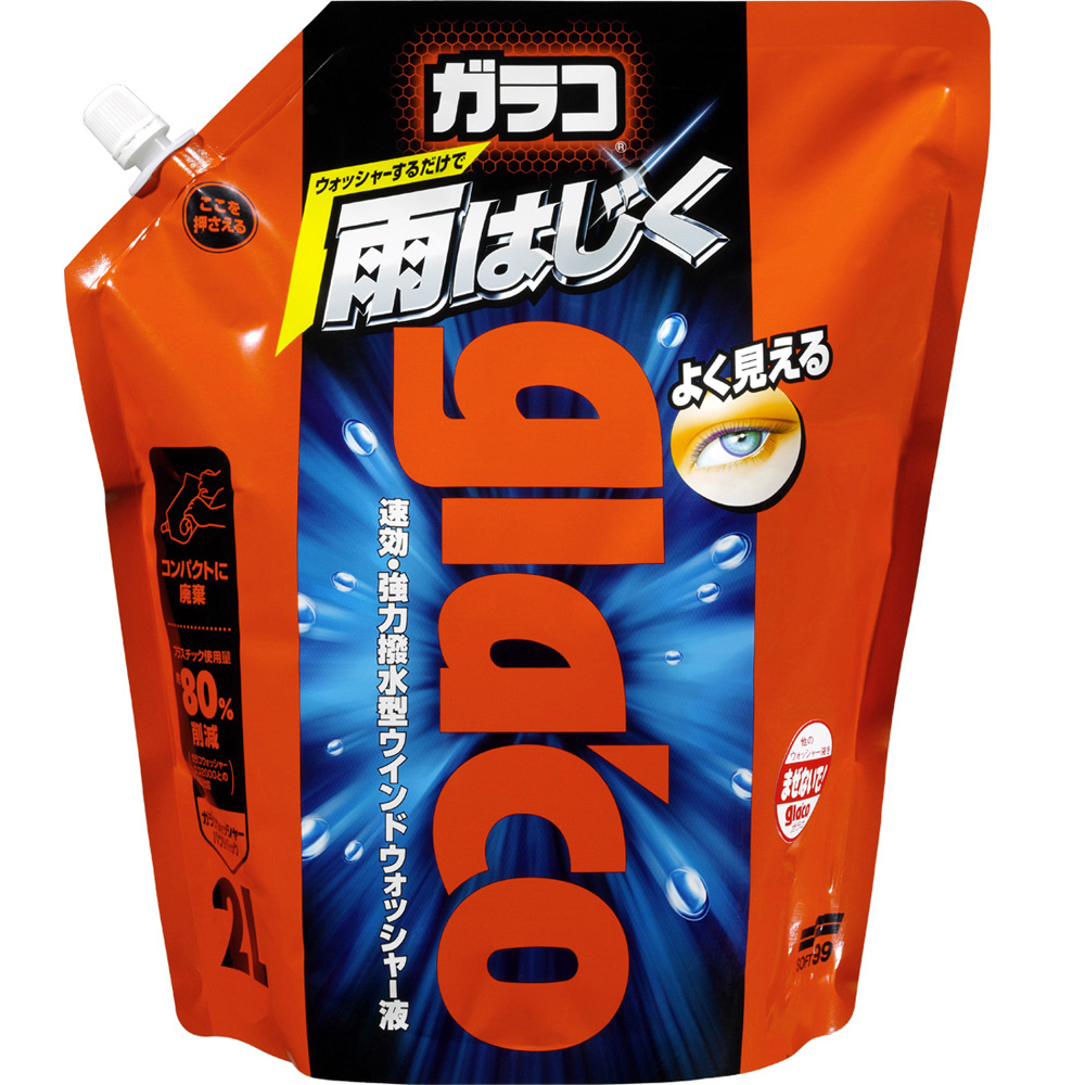 日本SOFT 99 免雨刷(清潔液)2L