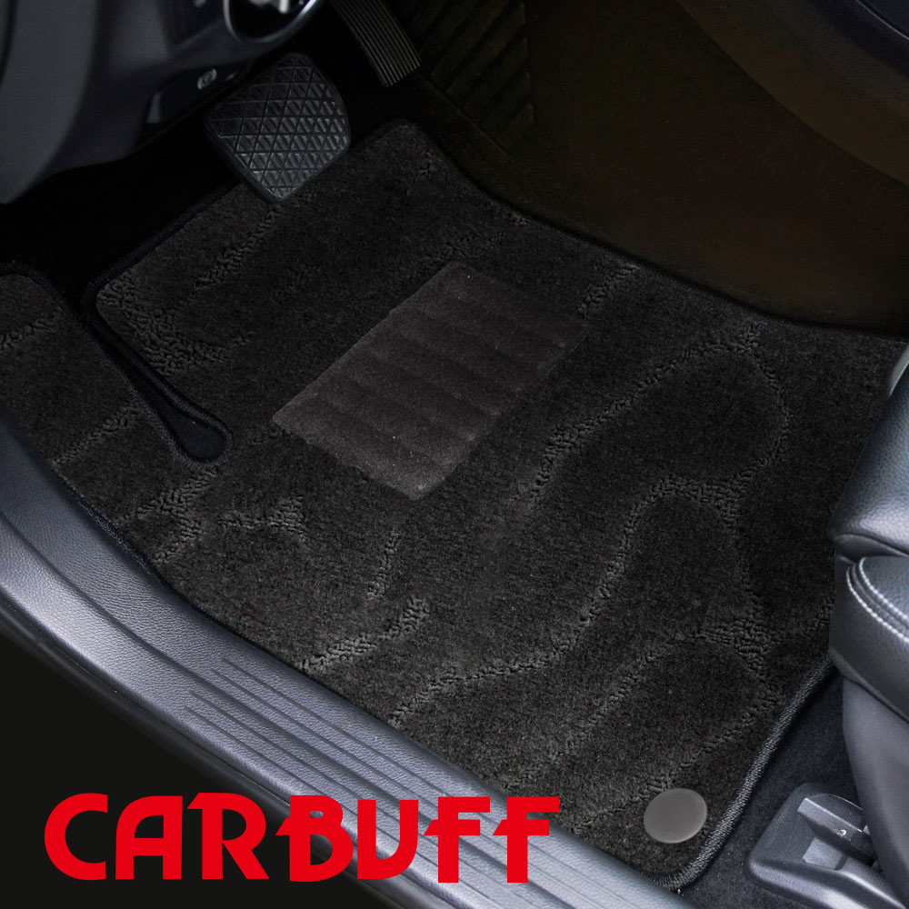 CARBUFF 車痴 雪絨汽車腳踏墊 Benz A Class W177 (2018/11~) 適用/黑色