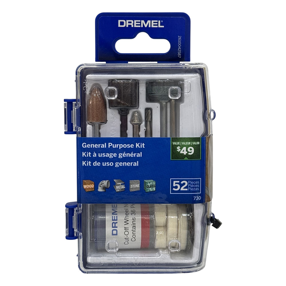 Dremel 730 迷你通用52件組 (刻磨機配件) 雕刻/拋光/汽車研磨