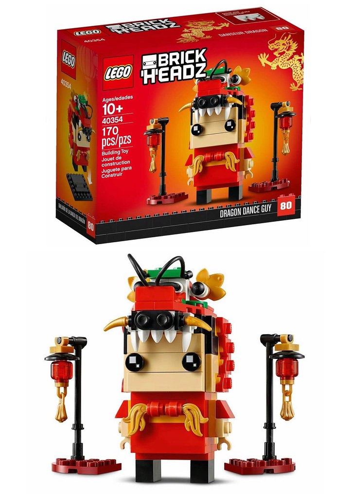 LEGO 樂高積木BrickHeadz 舞龍人40354 - PChome 24h購物