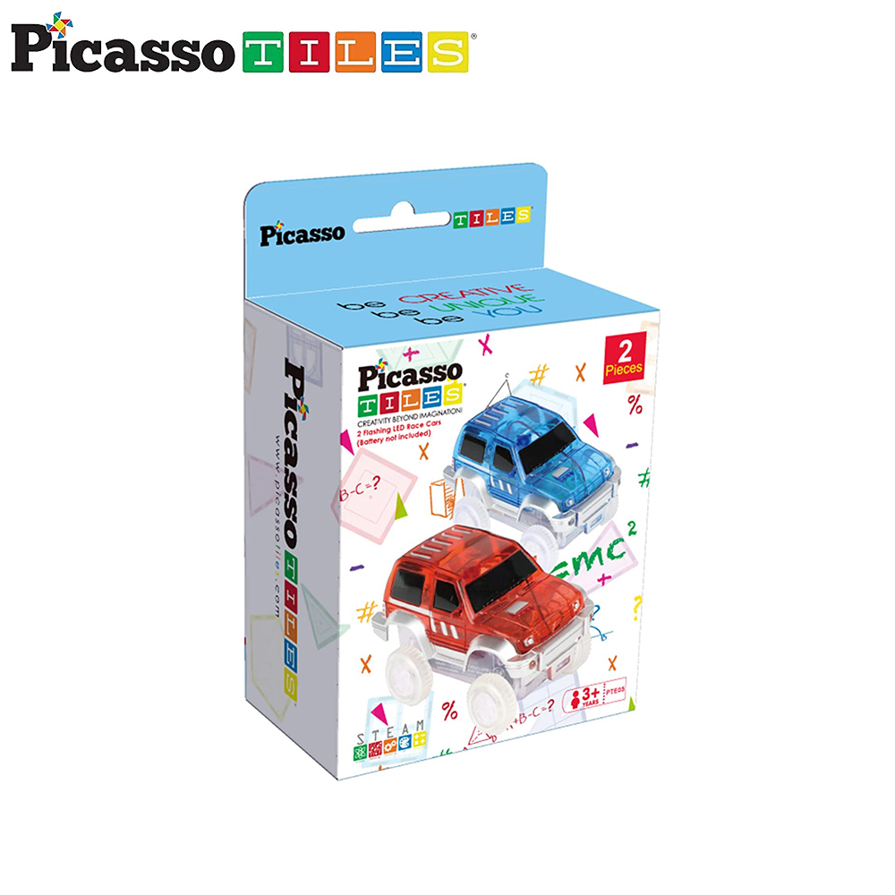 PicassoTiles 美國畢卡索 軌道賽車2入組