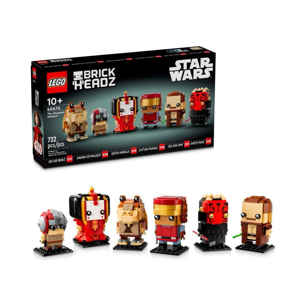 LEGO 樂高 積木 星際大戰 艾米達拉女王巴拿卡隊長魁剛金 達斯魔 40676