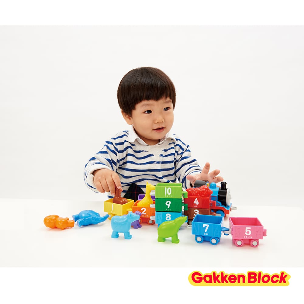 GAKKEN 日本學研 學研益智玩具-湯瑪士列車1~10數字學習包