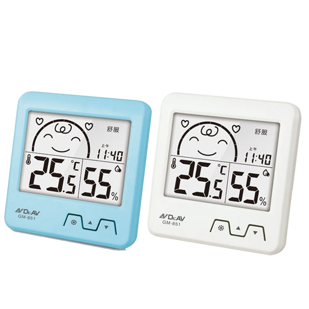 【聖岡科技Dr AV 】GM 851 愛計較三合一日式超大螢幕溫濕度計
