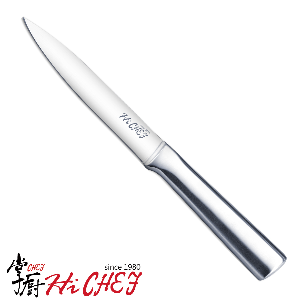 掌廚 《HiCHEF》極風 不鏽鋼水果刀12cm(一體式無接縫刀身)