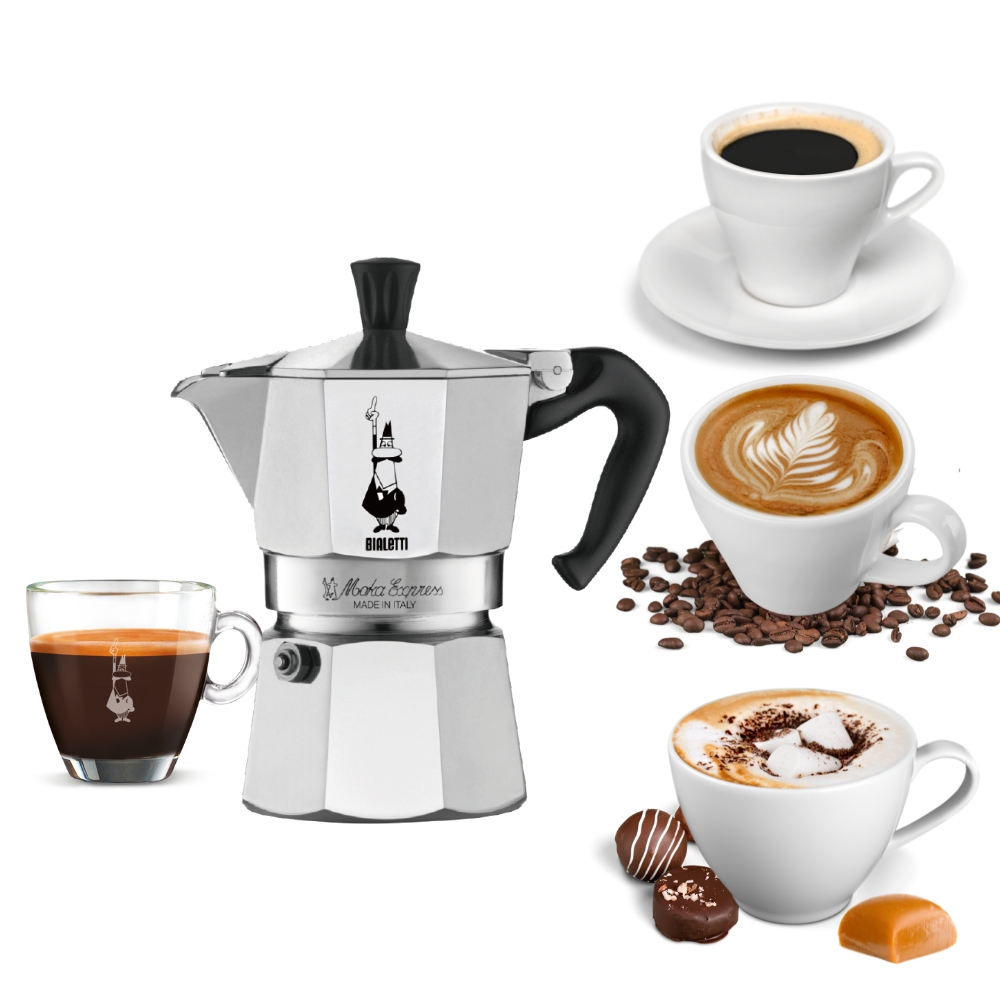 超美品 Bialetti Brikka Induction 直火式&IH 4杯分（ビアレッティ 