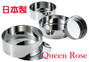 日本霜鳥Queen Rose不鏽鋼圓形蛋糕模 (小15cm)