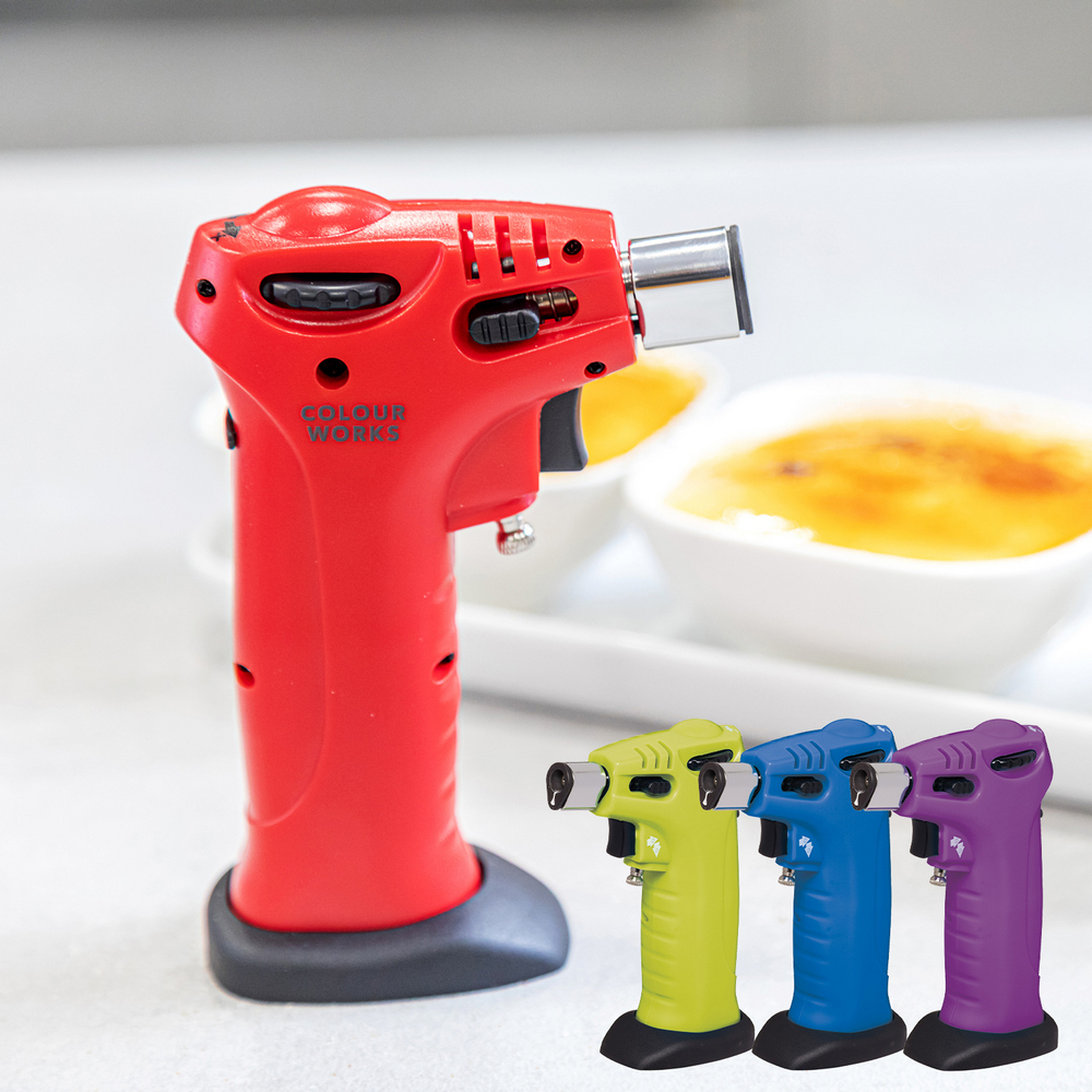 KitchenCraft 英國 小巧廚用瓦斯噴槍 / 烤布蕾 烘焙料理 炙燒烤肉瓦斯噴槍 噴火槍