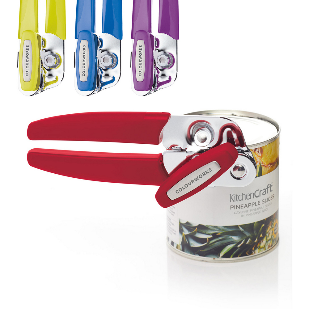 KitchenCraft 繽紛旋轉開罐器